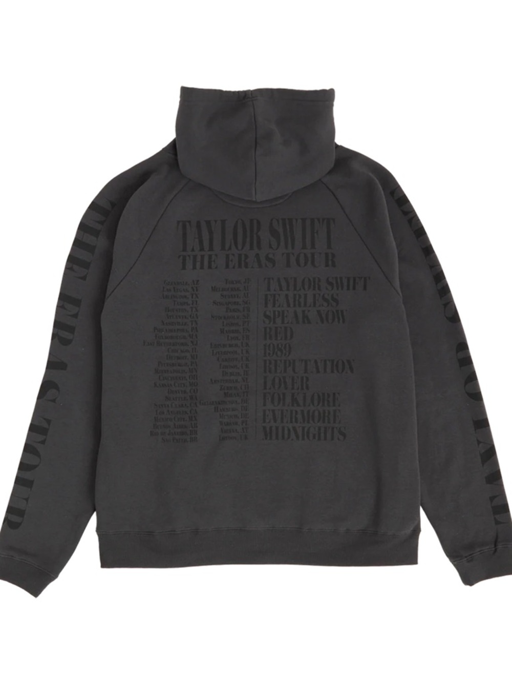 TAYLOR SWIFT | THE ERAS TOUR BLACK HOODIE